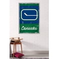 thumbnail image 2 of NHL Vancouver Canucks - Retro Logo 13 Wall Poster, 22.375" x 34", Framed, 2 of 2
