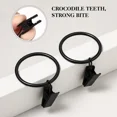 thumbnail image 6 of 50 Pcs Curtain Shower Ring Clip Curtains Accessories Universal Clips, 6 of 6