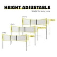 thumbnail image 2 of CROSSNET Four Square Team Single and Doubles Volleyball Net Game Play Set, 2 of 12