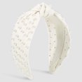thumbnail image 4 of Diademas para mujer,Diademas para mujer,Diademas para mujer Diademas,Diadema ancha anudada,Diadema superior adornada con joyas,Diadema elegante para el cabello para mujer, 4 of 5