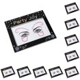 thumbnail image 3 of Minnieouse Ojo ceja frente pegatinas de diamantes de imitación Bling cristal cuerpo cara maquillaje joyería DIY adornos para mujeres HF-107 rosa HF-107 Rosa 10Conjunto, 3 of 6