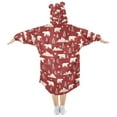 thumbnail image 2 of joogoo Blanket Hoodie for Polar Bear Christmas Oversize Sweatshirt 3-14 YR L, 2 of 7