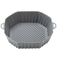 thumbnail image 2 of YAOMOBB Grill Plate Double Handle Baking Pan Non Scalding Silicone Roasting Tray for Daily Use, 2 of 4