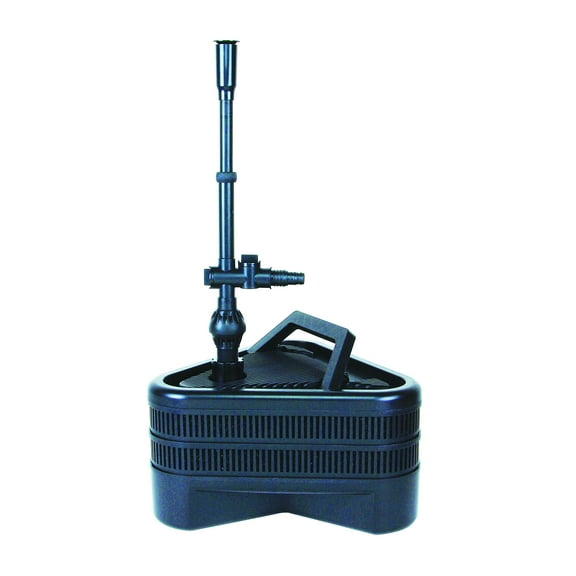 Pond Filter ALL-IN-ONE TRIPLE with UV Sterilizer for up to 2000 Gallons Pond - Includes Quiet One 4000 Pump