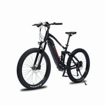 AKEZ M600 500W 28MPH Bafnag Motor Electric Mountain Bike,Removable 48V 13Ah Battery, 27.5" Tires, Front Suspension, Shimano 7-Speed Mountain E-Bike for Adult