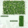 thumbnail image 3 of Gymax 2PCS Expandable Fence Privacy Screen Decorative Faux Ivy Fencing Panel for Backdrop, 3 of 10