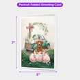 thumbnail image 5 of Easter Egg Chesapeake Bay Retriever Bunny Ear Welcome Spring Truck 5x7in Folded Greeting Card Chessie Dog Lover Single Note Card with Envelope - 12002, 5 of 5