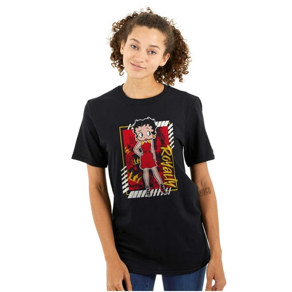 Betty Boop Royalty Graffiti Crown Women's Graphic T Shirt Tees Brisco Brands S