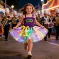 thumbnail image 3 of Tiijoy Toddler Girls Carnival Tutu Dress Led Sleeveless Party Tulle Dress, Sizes 3-4, 3 of 4