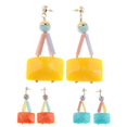 thumbnail image 4 of Pendiente de joyería jinwen Dangle Amarillo, 4 of 8