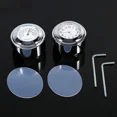 thumbnail image 4 of 7/8\" 1\" Motorcycle Handlebar Mount Clock & Thermometer White[YDE], 4 of 5
