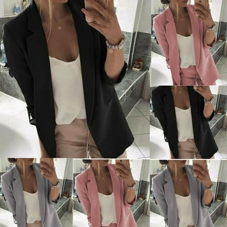 2019 NEW Fashion Women Casual Slim Business Blazer Suit Coat Jacket Outwear (Best Business Suits 2019)