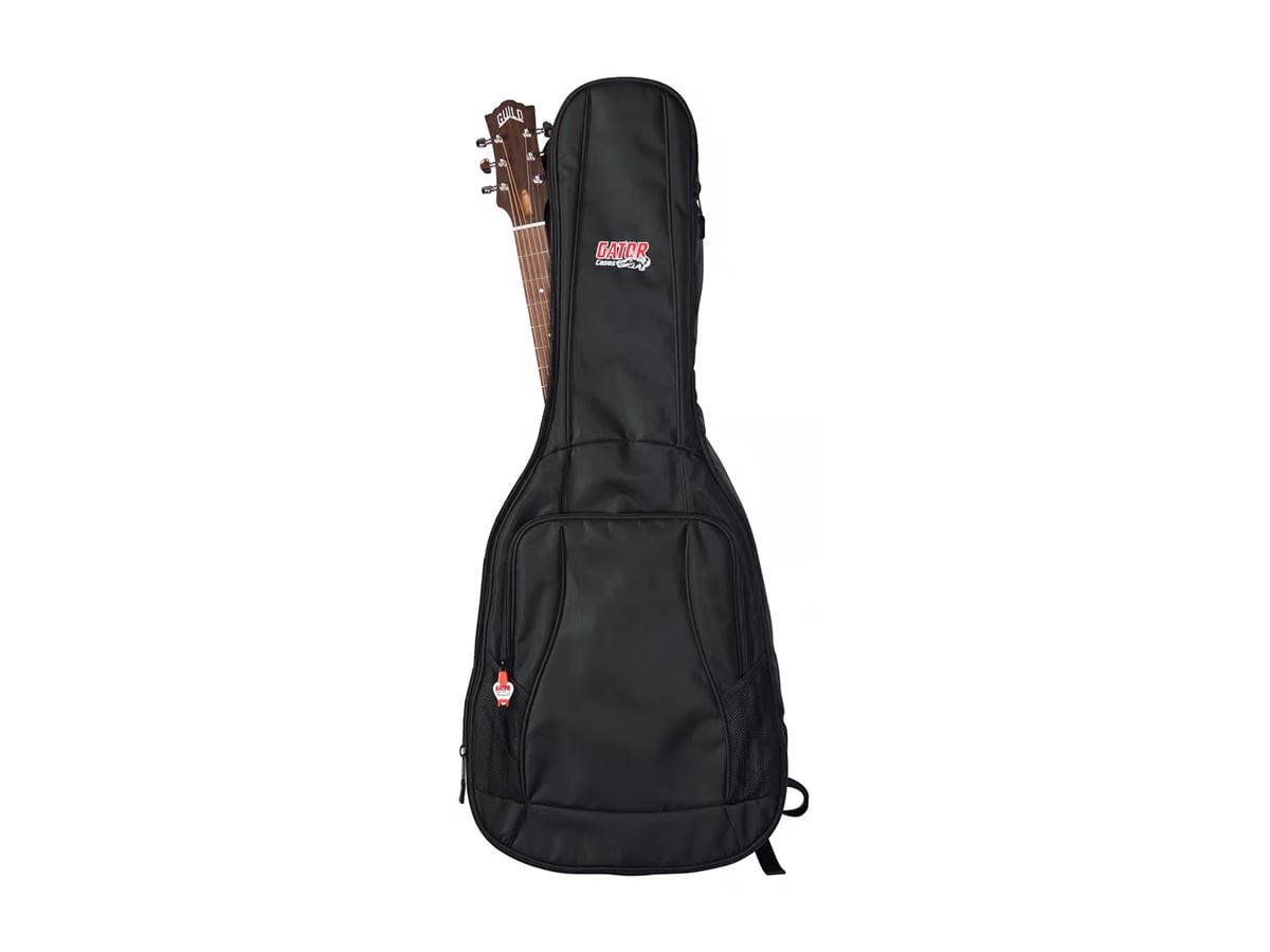Gator Cases GB-4G-ACOUSTIC Guitar Padded Gig Bag With Adjustable Backpack Straps