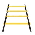 thumbnail image 2 of tamizeot Training Ladder with Carry Bag Speed Ladders Professional Drills Equipment Yellow 2M, 2 of 6