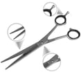 thumbnail image 3 of G4 Barber Hair Cutting Scissors Shears High Carbon Razor Sharp Mustache Haircut Hairdresser, 3 of 5