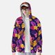 thumbnail image 2 of Balery Purple Flower Sudadera ligera de manga larga con capucha y protección solar UPF 50+ para hombre y mujer, ideal para pesca y running-3X-Large, 2 of 7