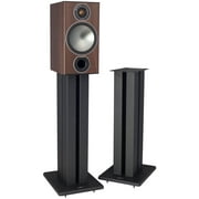 Pangea Audio DS400 Heavy Duty Speaker Stands for Bookshelf Speakers and Surround Sound Home Theaters (32 Inch)