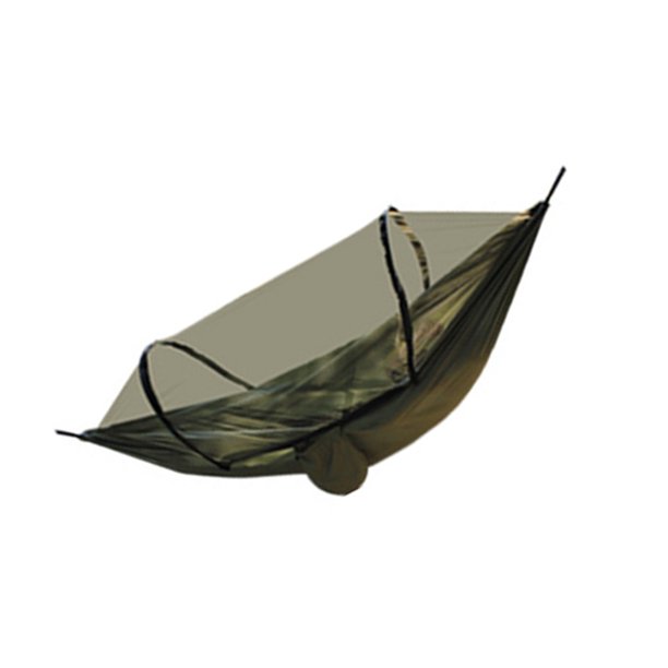Hamaca hamaca con hamacas de camping de mosquiteras fuera de las hamacas colgando swing showing para campistas al aire libre viaje militar verde Noticed OD003592-03B