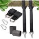 thumbnail image 1 of Accesorio para hamaca de jardín y hogar, montaje en árbol, silla para asiento, correa colgante, actividades al aire libre, fácil de instalar, cuerda para columpio, mosquetón de vendaje, 1 of 9