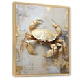thumbnail image 2 of Designart "Minimalist Crab Artwork" Crab Floater Framed Wall Decor, 2 of 5