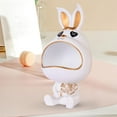 thumbnail image 2 of jifeng Rabbit Figurine Organizer Candy Trinket Storage Box Tray Home Decoration White, 2 of 5