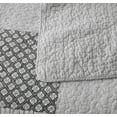 thumbnail image 4 of Chezmoi Collection 3-Piece Chic Ditsy Floral Plaid Patchwork Cotton Quilt Reversible Lightweight Bedspread Set, Queen Size, 4 of 7