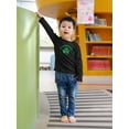 thumbnail image 3 of Shamrock Lucky Charmer Toddler Long Sleeve T Shirt, 3 of 5