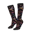thumbnail image 2 of Bingfone Compression Socks For Women And Men Long Socks For Running Athletic Cycling Nurse-Humming Bird, 2 of 9