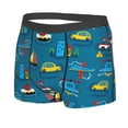 thumbnail image 2 of Disketp Cartoon Transportations Men'S Boxer Briefs,Soft And Breathable Cotton Underwear With Comfortflex Waistband, 2 of 9