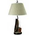 thumbnail image 2 of 30.5" Height Resin Table Lamp in Ligneus-Color:Sable,Finish:Ligneus,Material:Linen,Shape:Round Hardback,Style:Tropical,Wattage:150W, 2 of 2