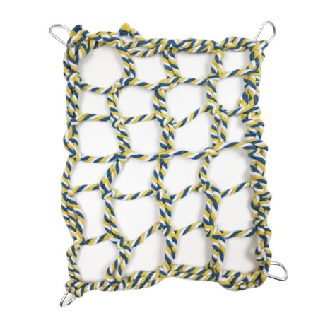 Bird Toy Weave Hammock With Hook Suitable For Small Pets Climbing 28*20CM Swing Rope Net