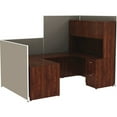 thumbnail image 3 of Lorell Gray Fabric Panel 60" Width x 48" Height - Fabric, Steel - Gray, 3 of 6