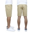 thumbnail image 2 of Mens 5-Pockets Flex Stretch Cotton Chino Shorts (2-Pack), 2 of 7