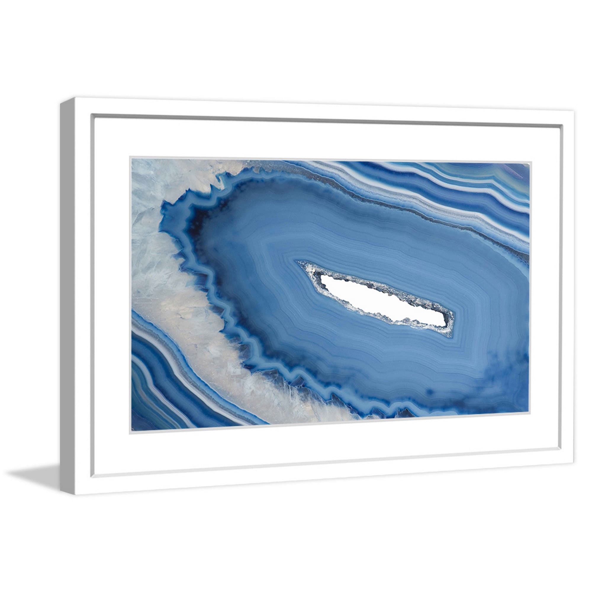 "Abyss Island" Framed Painting Art Print, 24" x 1.5"
