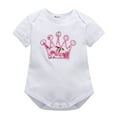 thumbnail image 5 of Maxcozy Infant Baby Girl Outfits Short Sleeve Romper Floral Tutu Shorts Summer Clothes 0-18M, 5 of 8