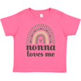thumbnail image 3 of Inktastic Nonna Loves Me Granddaughter Rainbow Girls Toddler T-Shirt, 3 of 5