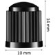thumbnail image 2 of Lote de 10 casquillos de válvula de neumático en plástico para SUV, moto, camion, vélo, noir, 2 of 5