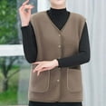thumbnail image 5 of jobturf Fleece Vest for Women Soft Comfy Warm Lightweight Jackets Casual Outerwear Fall Winter Fashion Sleeveless Coats with Pockets, 5 of 6