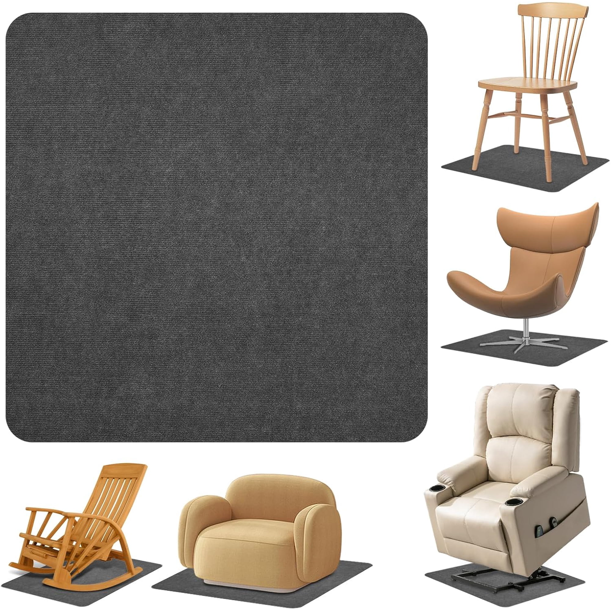 hardwood floor lounge chair mat product