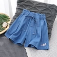thumbnail image 2 of Odeerbi 5-12 Años Niños Pantalones Cortos de Vaquero Suave Verano Pantalones Cortos de Las Bermudas de Piernas Anchas Casuales Vaqueros Ligeros de Cinco Cuartos, 2 of 7