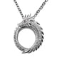 thumbnail image 1 of Collar Retro Hip Hop Año Colgante Frontera Europea y Cadena Suéter, 1 of 7