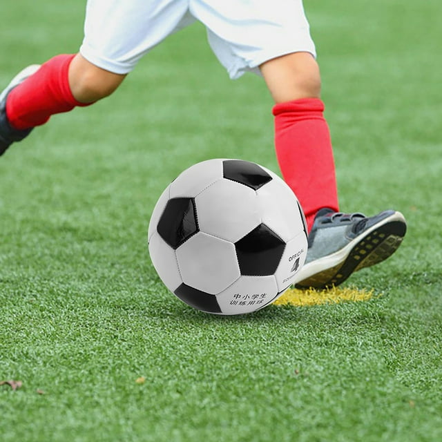 Football, Classic PVC Soccer, Outdoor for Training for Practicing Fitness Ball Sports Equipment