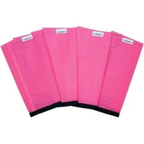 SHOOFLY Horse Leggins, Patented Loose Fitting Boots, Breathable Plastic Mesh (Pink/Medium)