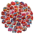 thumbnail image 1 of Paquete de pegatinas Fire Truck Anime, vinilo impermeable, 50 unidades, 1 of 3