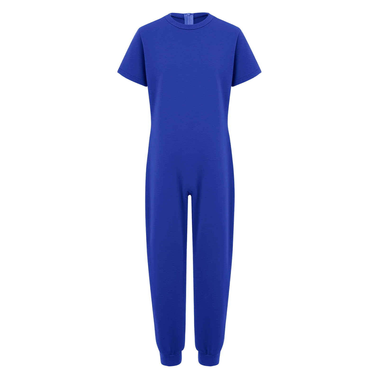 iiniim Boys Special Needs Bodysuit Full Length Jumpsuit One-Piece Romper Playsuit Adaptive Clothes Blue 8