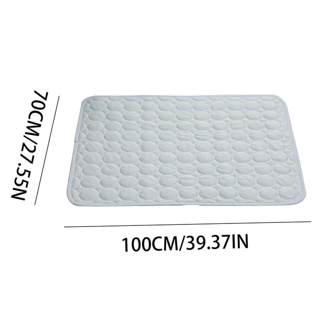 Agiferg Summer Pet Ice Mat Dog Food Mat Ice Silk Mat