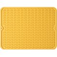thumbnail image 1 of MicoYang Tapete de silicona para secar platos para uso múltiple, fácil de limpiar, ecológico, tapete de silicona resistente al calor para encimera o fregadero de cocina, refrigerador o revestimiento d, 1 of 4