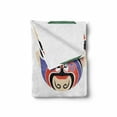 thumbnail image 2 of Kabuki Soft Flannel Fleece Throw Blanket, Traditional Chinese Cultural Opera Composition Art Theme, Cozy Plush for Indoor and Outdoor Use, 70" x 90", Multicolor, by Ambesonne, 2 of 6