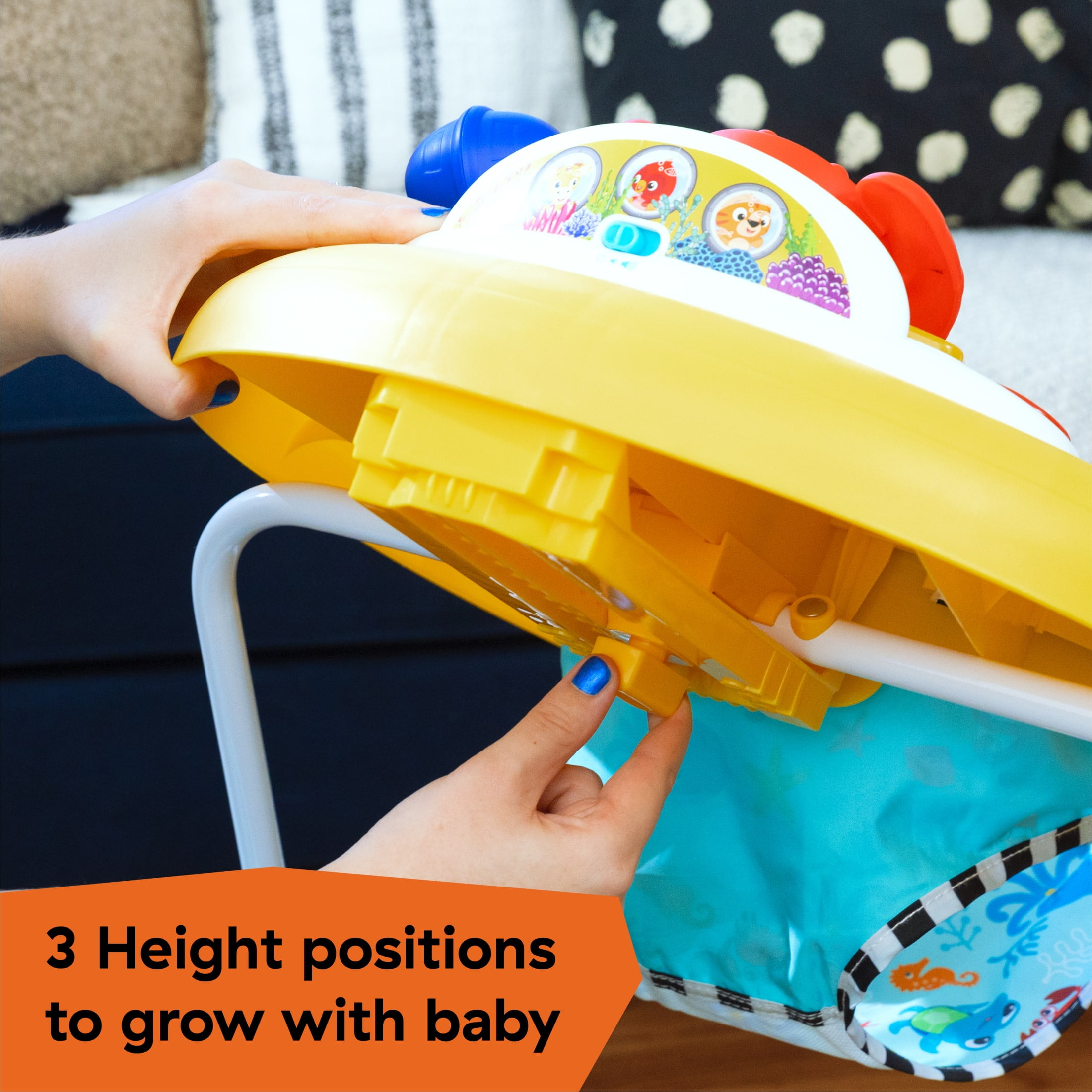 Baby Einstein Ocean Explorers 3-in-1 Submarine Walker, Unisex, Infants 6 Months+, Dive & Discover