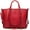 Red, variant on CoCopeaunts Large Capacity Shoulder Bag for Women Top Handle Handbag PU Leather Crossbody Bag Retro Tote Bag
